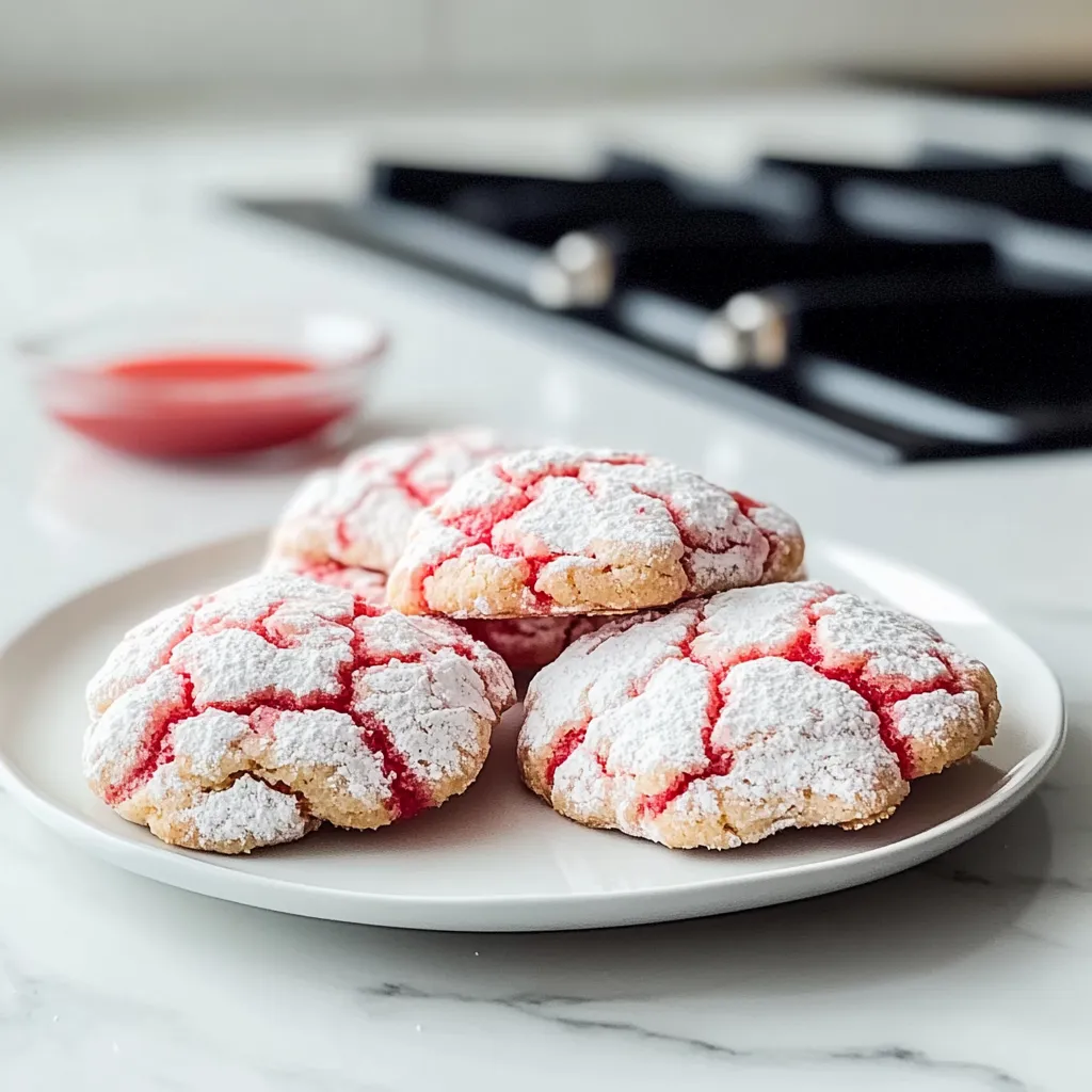 Easy Strawberry Crinkle Cookies You’ll Love