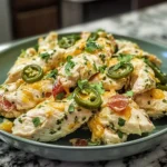 High Protein Jalapeno Popper Chicken: A Flavorful Delight!