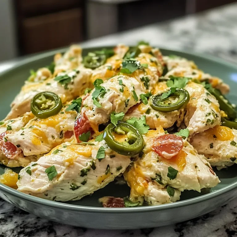 High Protein Jalapeno Popper Chicken: A Flavorful Delight!