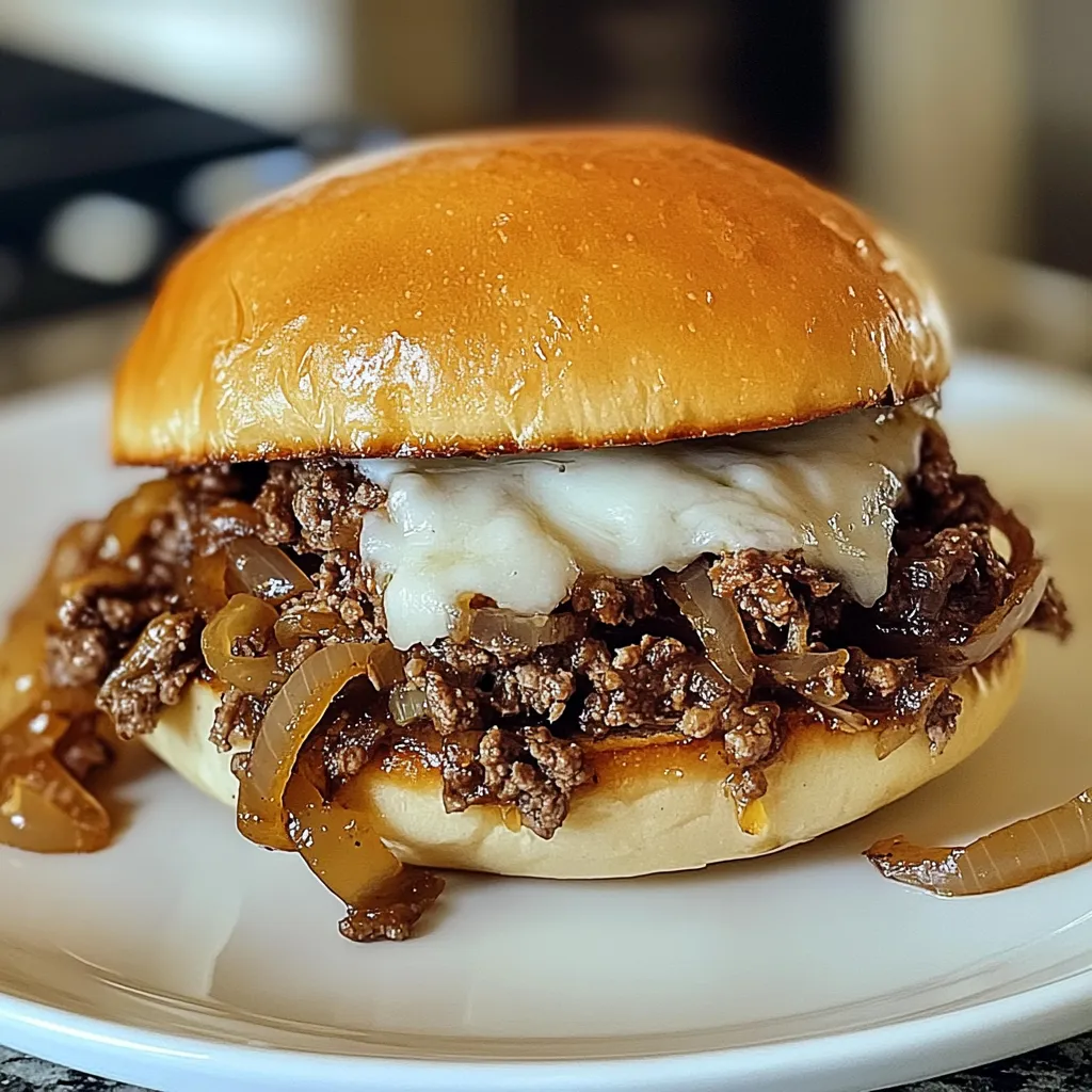 INCREDIBLE FRENCH ONION BEEF SLOPPY JOES RECIPE!