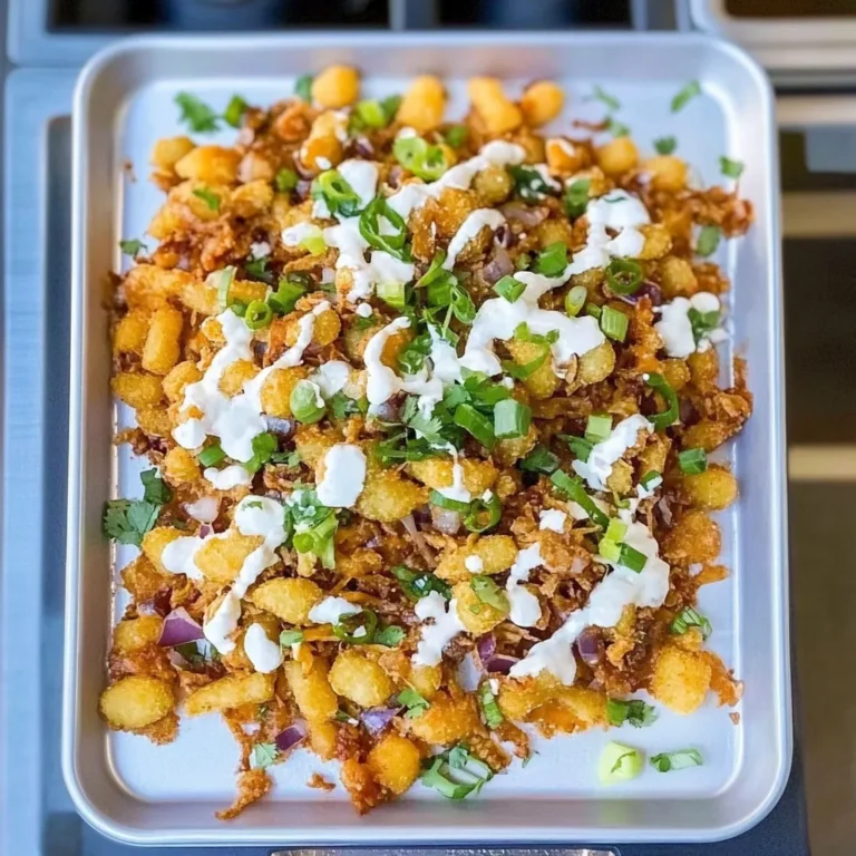 Loaded Smashed Totchos (Tater Tot Nachos)
