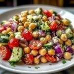 MEDITERRANEAN CHICKPEA FETA SALAD