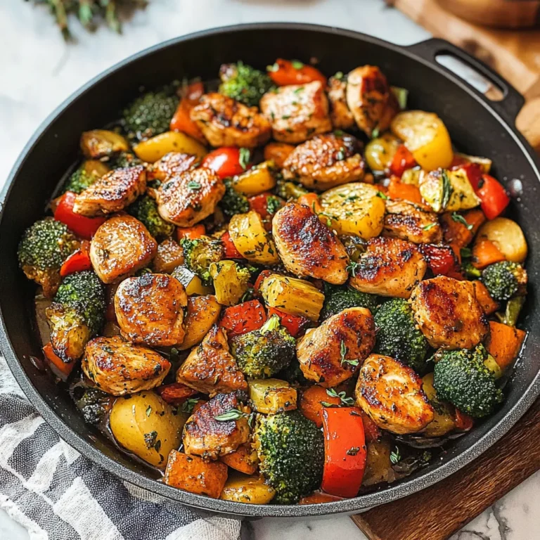 One Pot Chicken Vegetables Recipe - Healthy Chicken Recipe