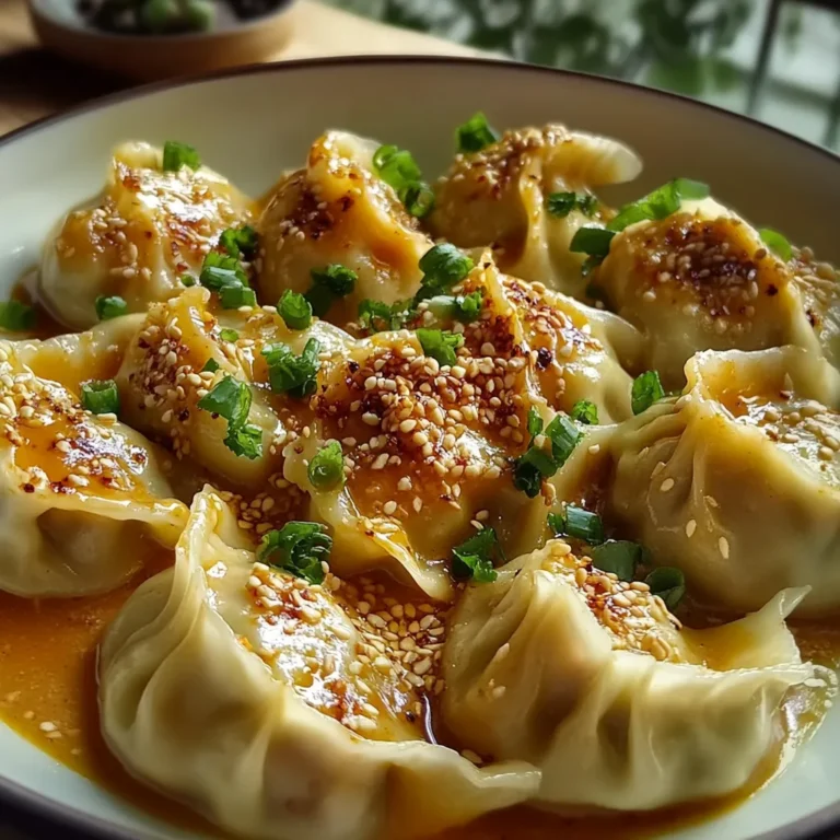 Oven-Baked Dumplings with Peanut Sauce: Delightfully Easy!
