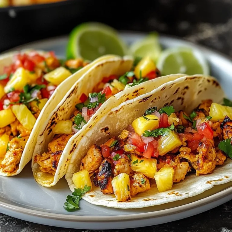 Pineapple Chicken Tacos: A Delicious & Easy Recipe