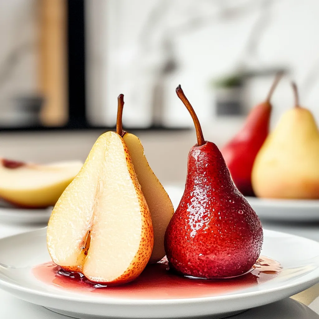 Poached Pears