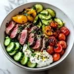 Quick & Easy Mediterranean Steak Bowl Recipe