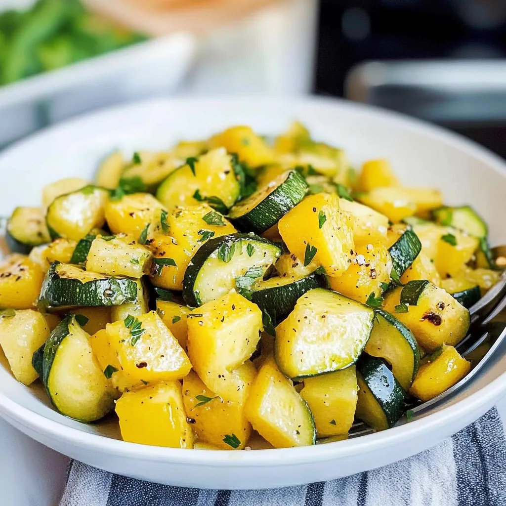 Sautéed Zucchini and Yellow Squash