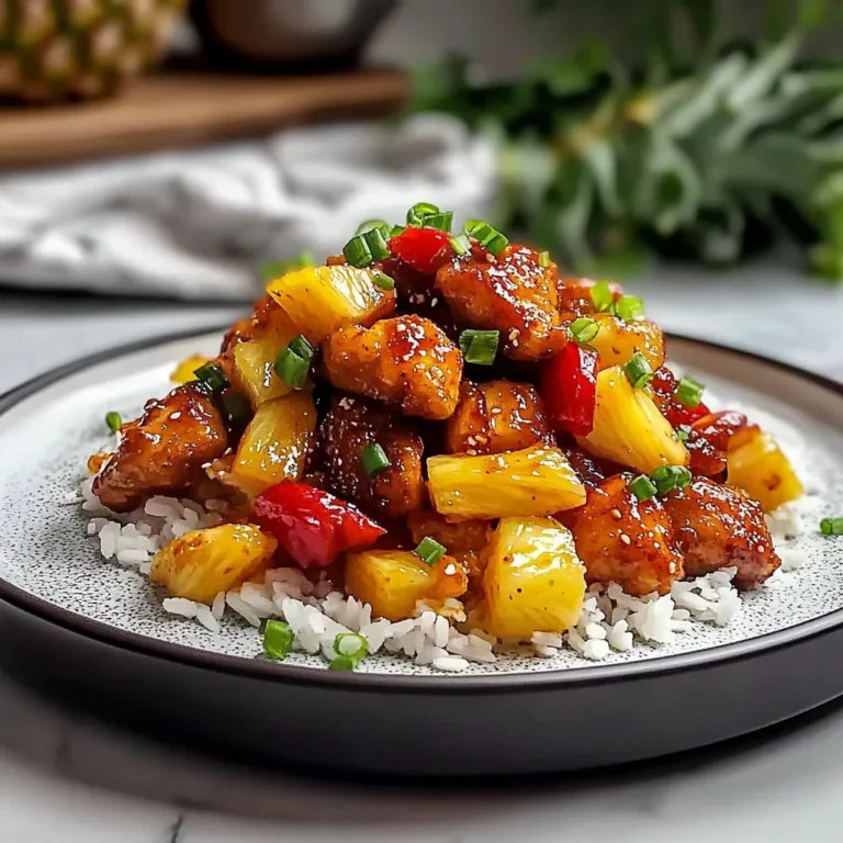 Tasty Pineapple Pepper Chicken