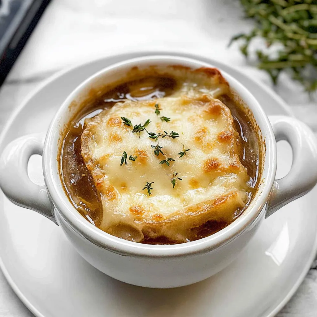The Most Famous French Onion Soup - Rich, Savory & Classic