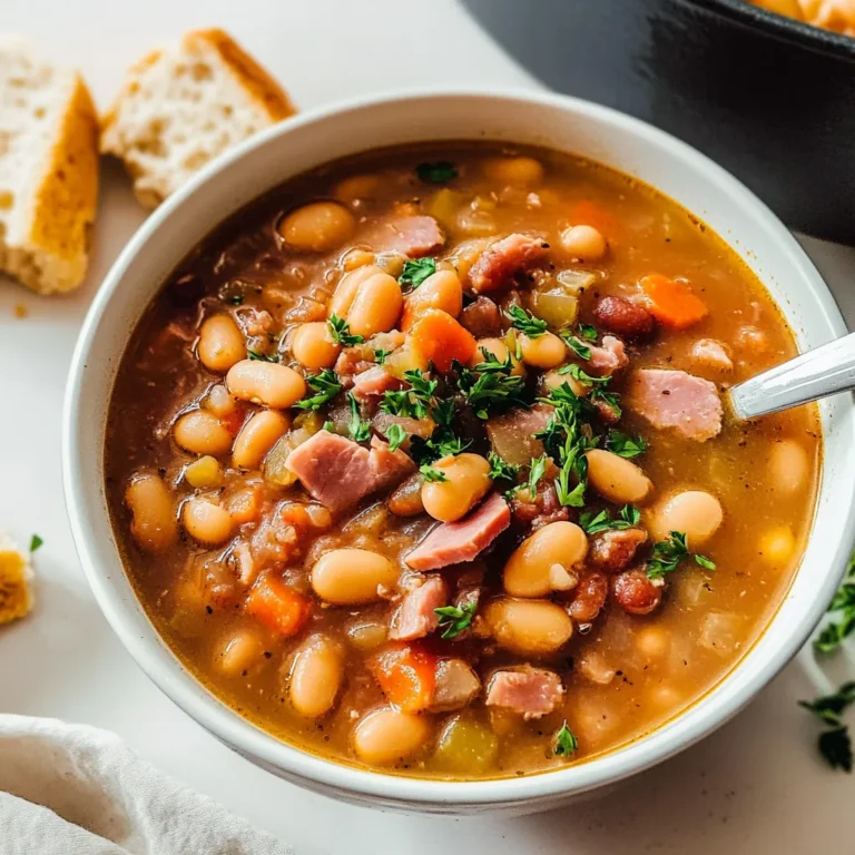 Traditional 15 Bean Soup Recipe with Ham (Easy)
