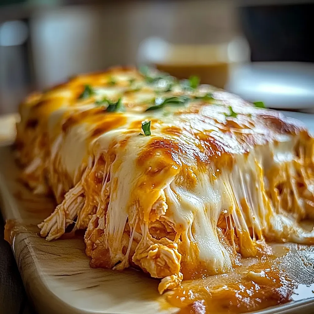 Buffalo Chicken Cheese Bake