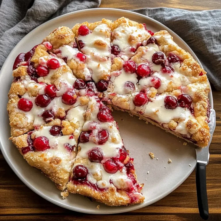 Cherry Dessert Pizza