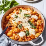 Chicken Parmesan Gnocchi Bake