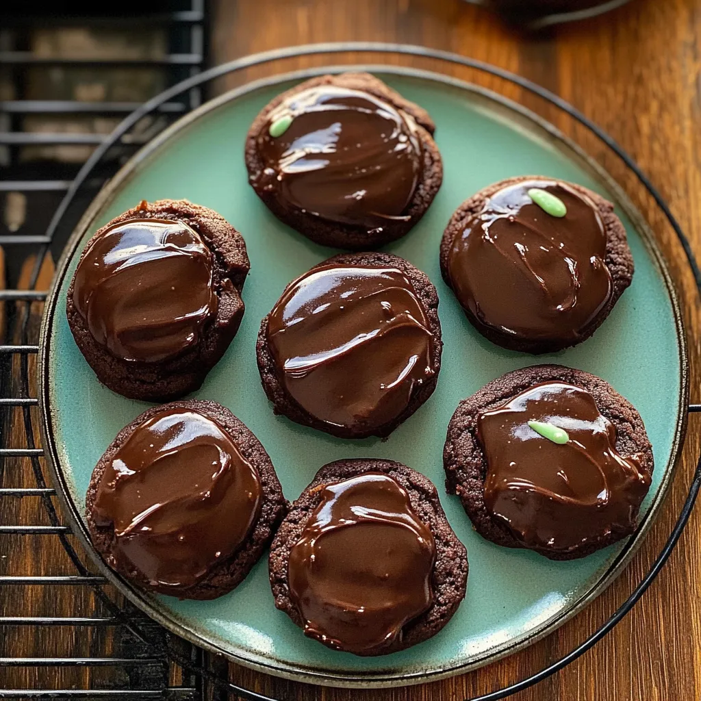 Chocolate Mint Cookies