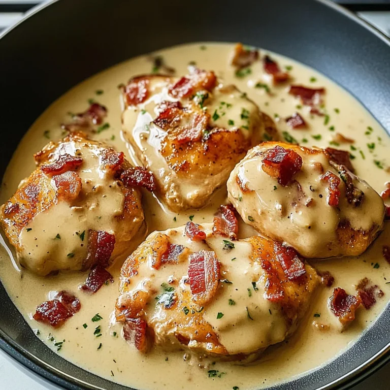 Creamy Bacon Chicken Recipe: A Delicious Dinner Delight