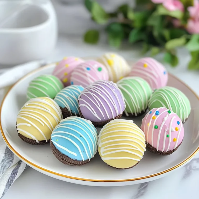 Easter Egg Oreo Cookie Balls