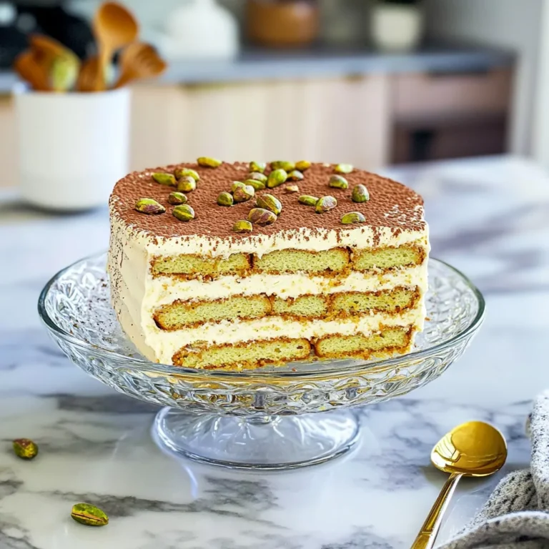Easy Pistachio Tiramisu Recipe
