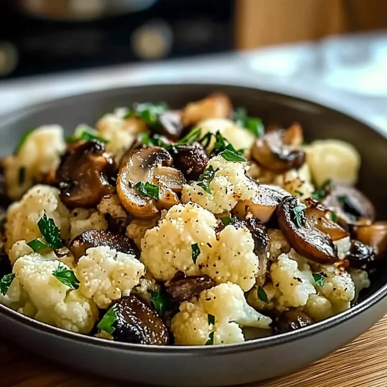 Garlic Cauliflower Mushroom Skillet: Quick & Delicious Dish