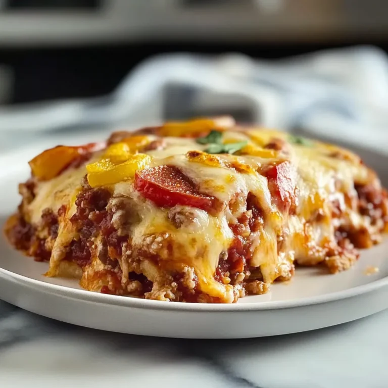 Low Carb Pizza Casserole (Easy, Cheesy & Family-Approved)