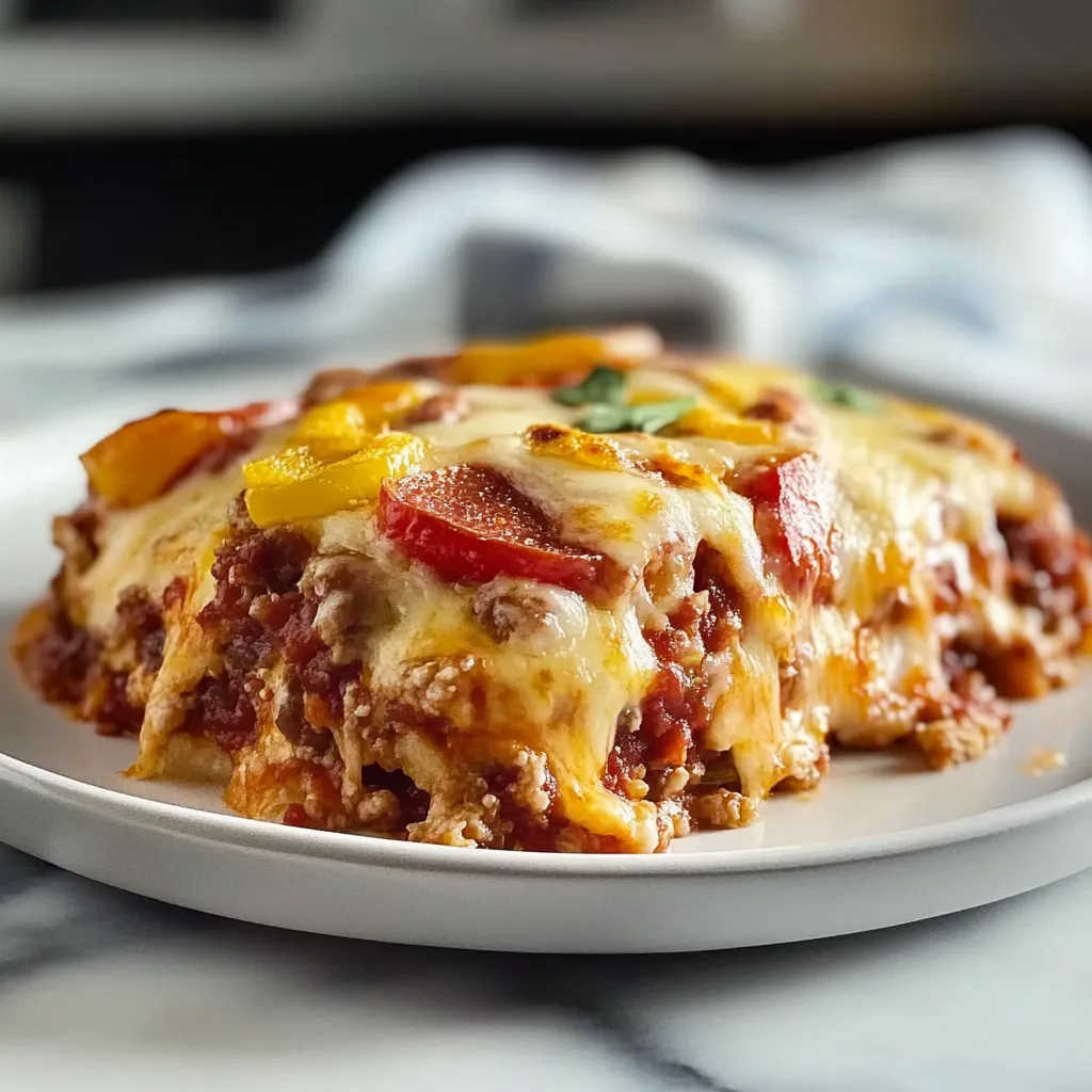 Low Carb Pizza Casserole (Easy, Cheesy & Family-Approved)
