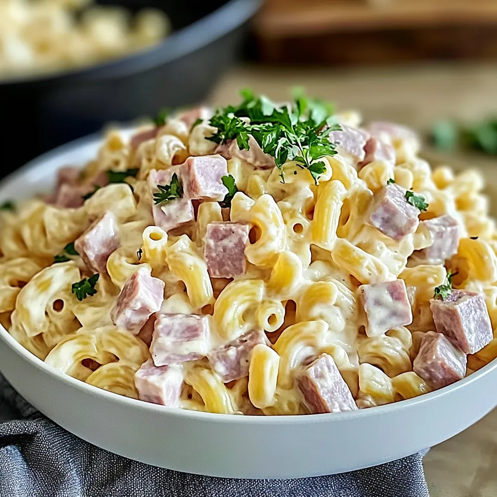 Macaroni Salad with Ham and Cheese: A Delightful Recipe