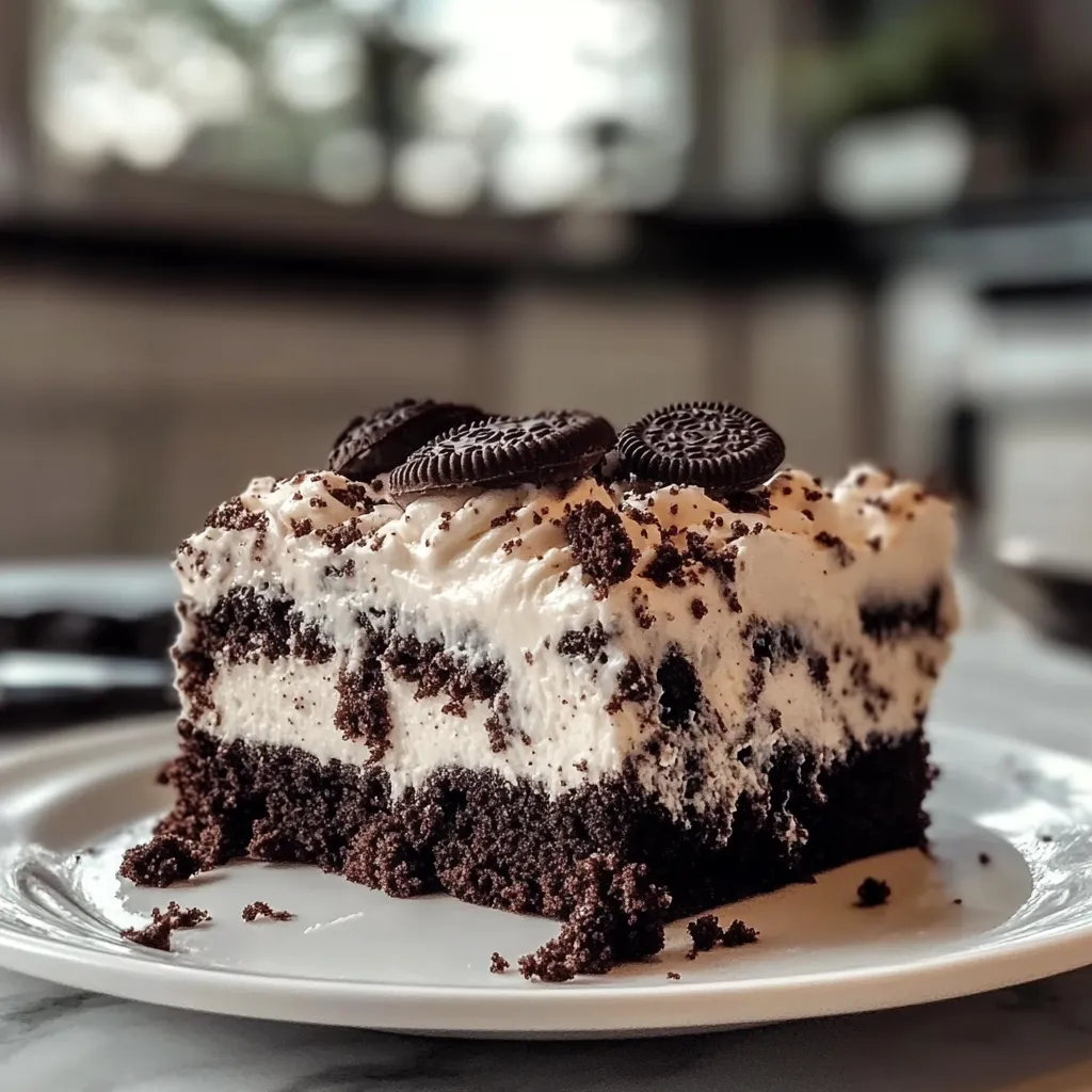 OREO POKE CAKE