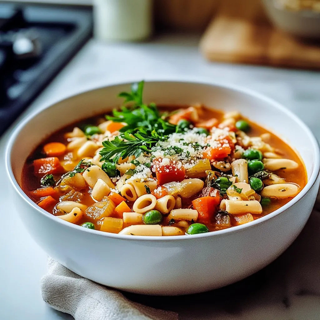 Perfect One Pot Vegan Minestrone Soup