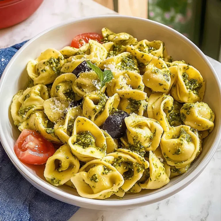 Pesto Tortellini Salad