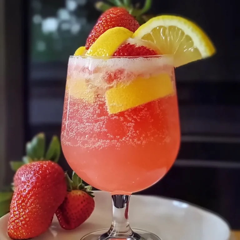 Refreshing Strawberry Lemonade