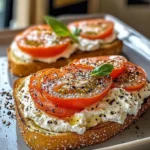 Ricotta and Tomato Sourdough Toast