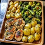 Sheet Pan Garlic Butter Chicken and Veggies Recipe