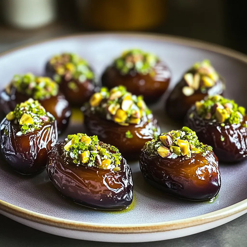 St. Patrick’s Day Treat: Honey Pistachio Ricotta Stuffed Dates