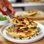 STUFFED FLATBREAD WITHOUT YEAST