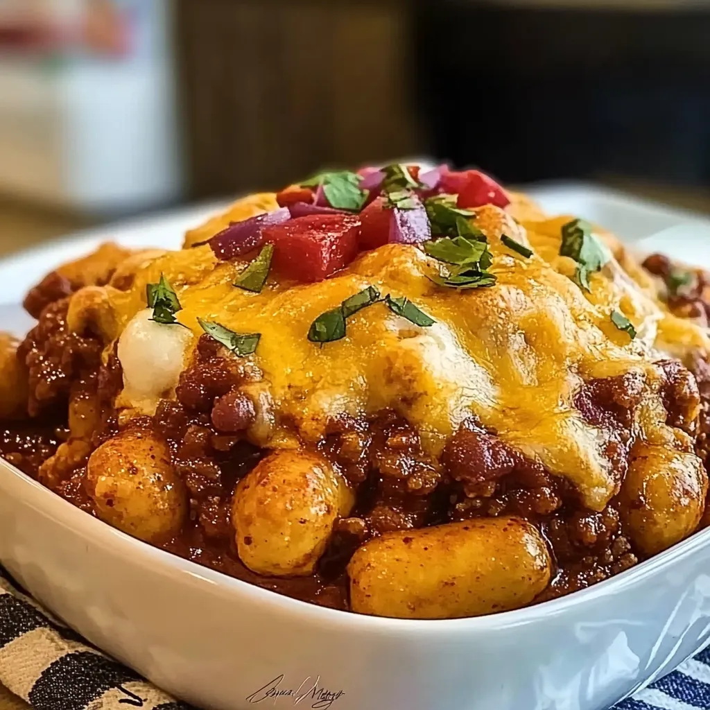 Ultimate Crockpot Chili Dog Casserole