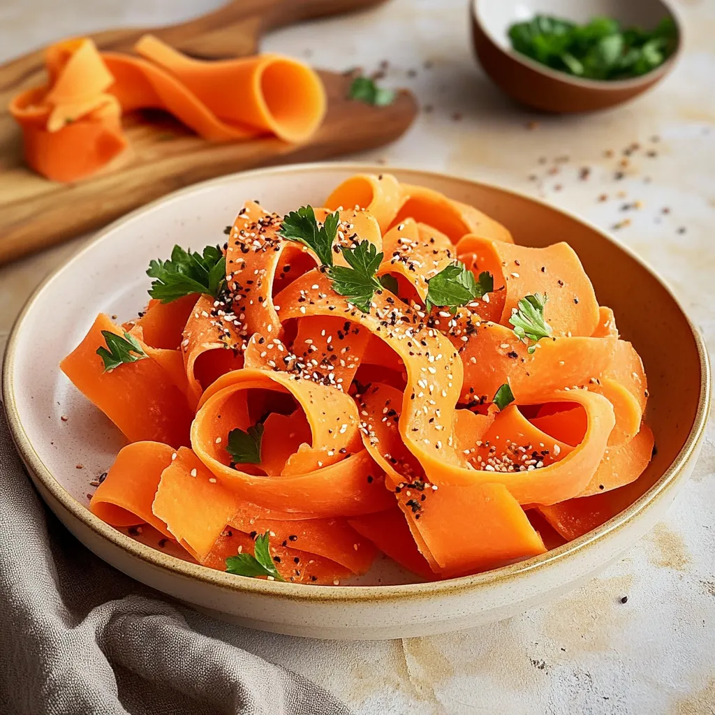 Viral Carrot Ribbon Salad