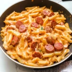 Cheesy Kielbasa Pasta