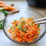 5-Minute Ginger Soy Carrot Salad