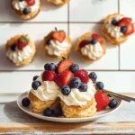 Strawberry Shortcake with Blueberries