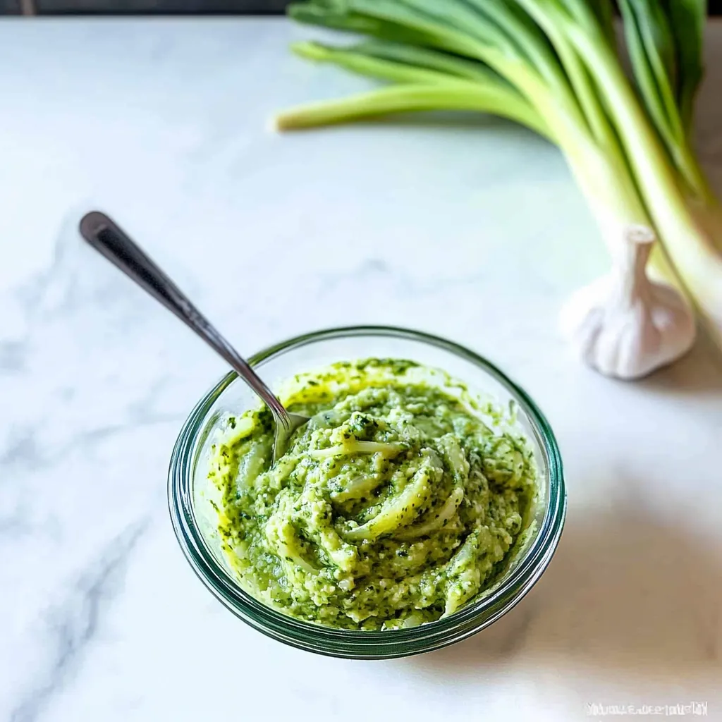 Garlic Scape Pesto