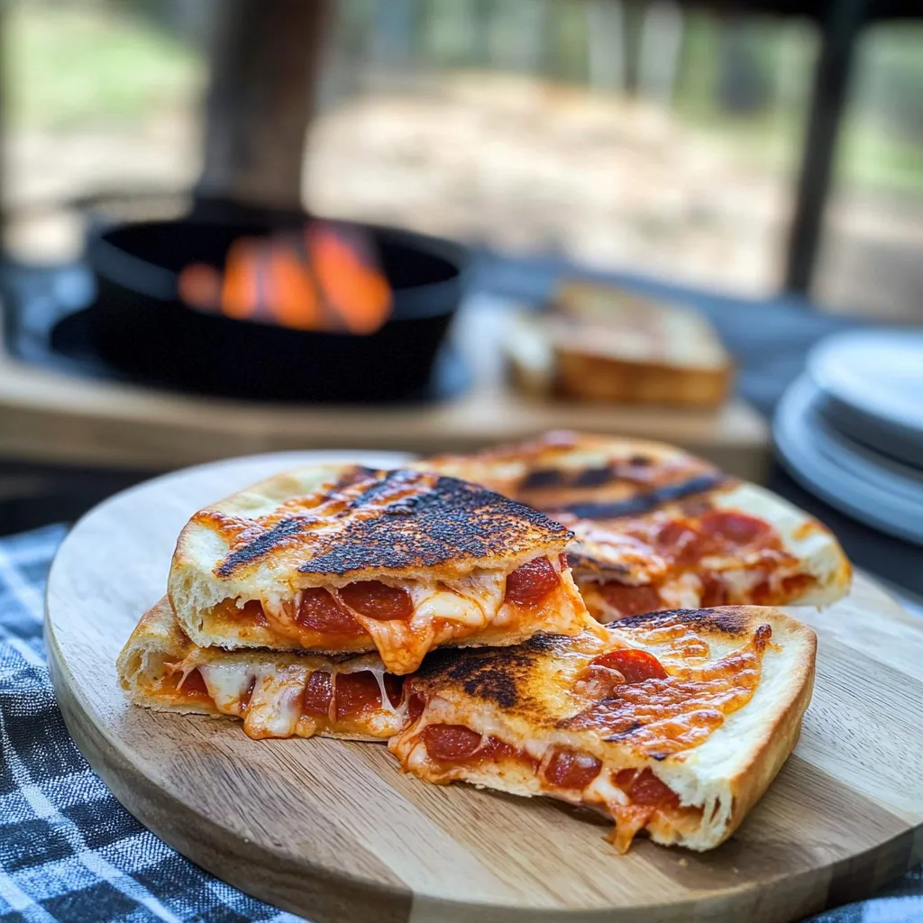 Pizza Mountain Pies (Campfire Pies)