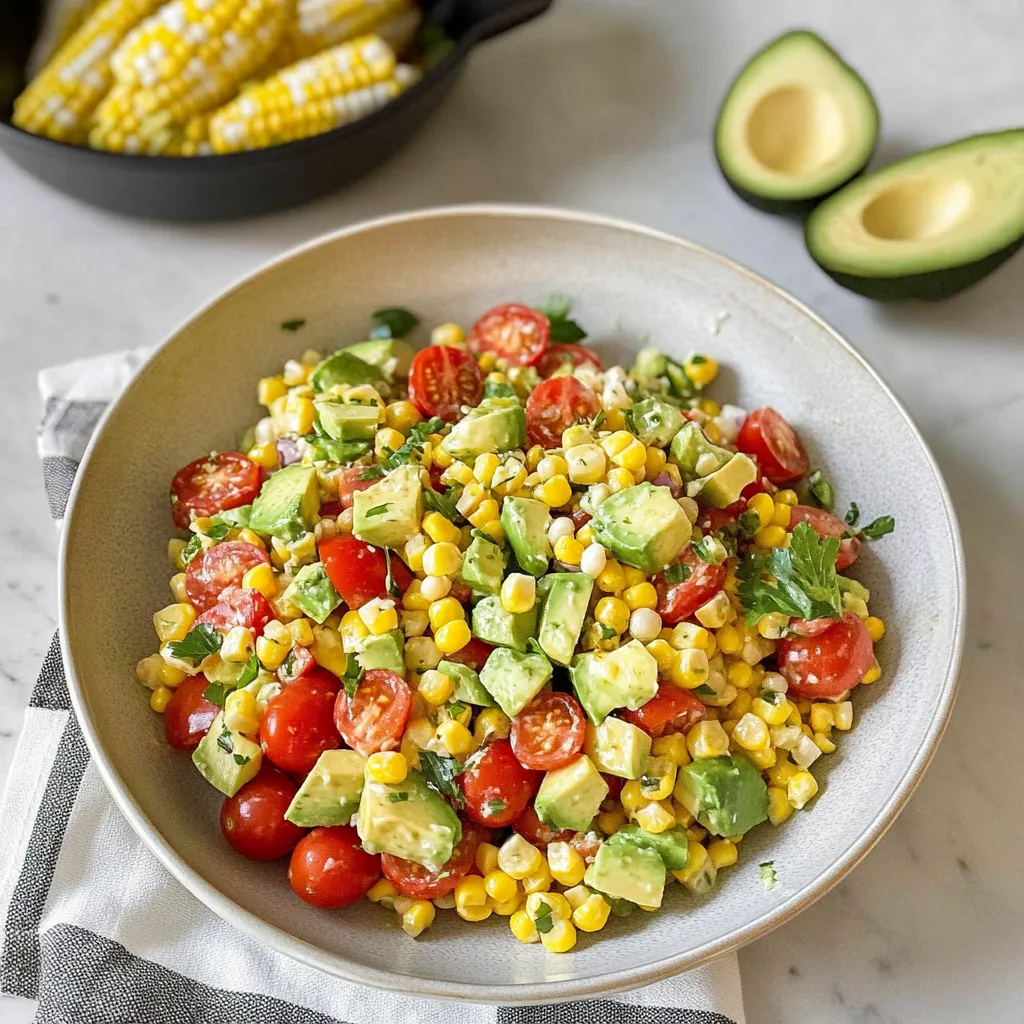 Corn Tomato Avocado Salad