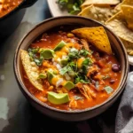 Crockpot Buffalo Chicken Chili