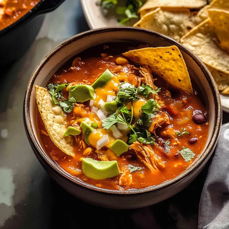 Crockpot Buffalo Chicken Chili