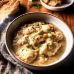 Crockpot Creamy Chicken and Dumplings