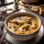 Crockpot Creamy Sun-Dried Tomato Lasagna Soup