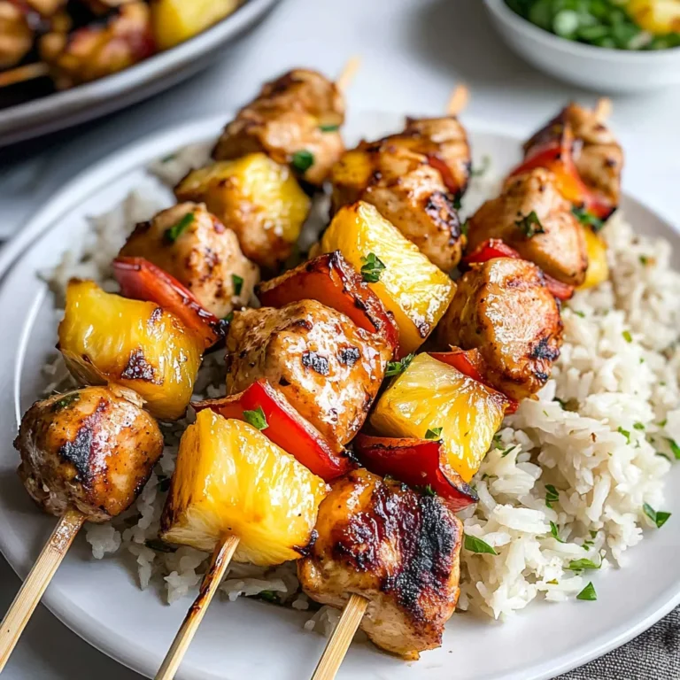 Pineapple Chicken Kabobs
