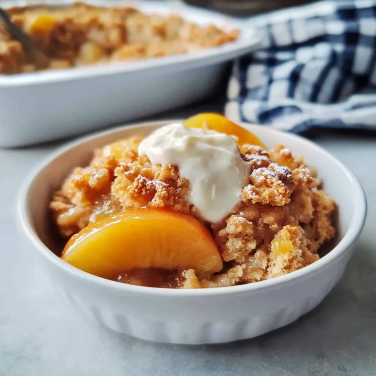 Nectarine Brown Sugar Crisp