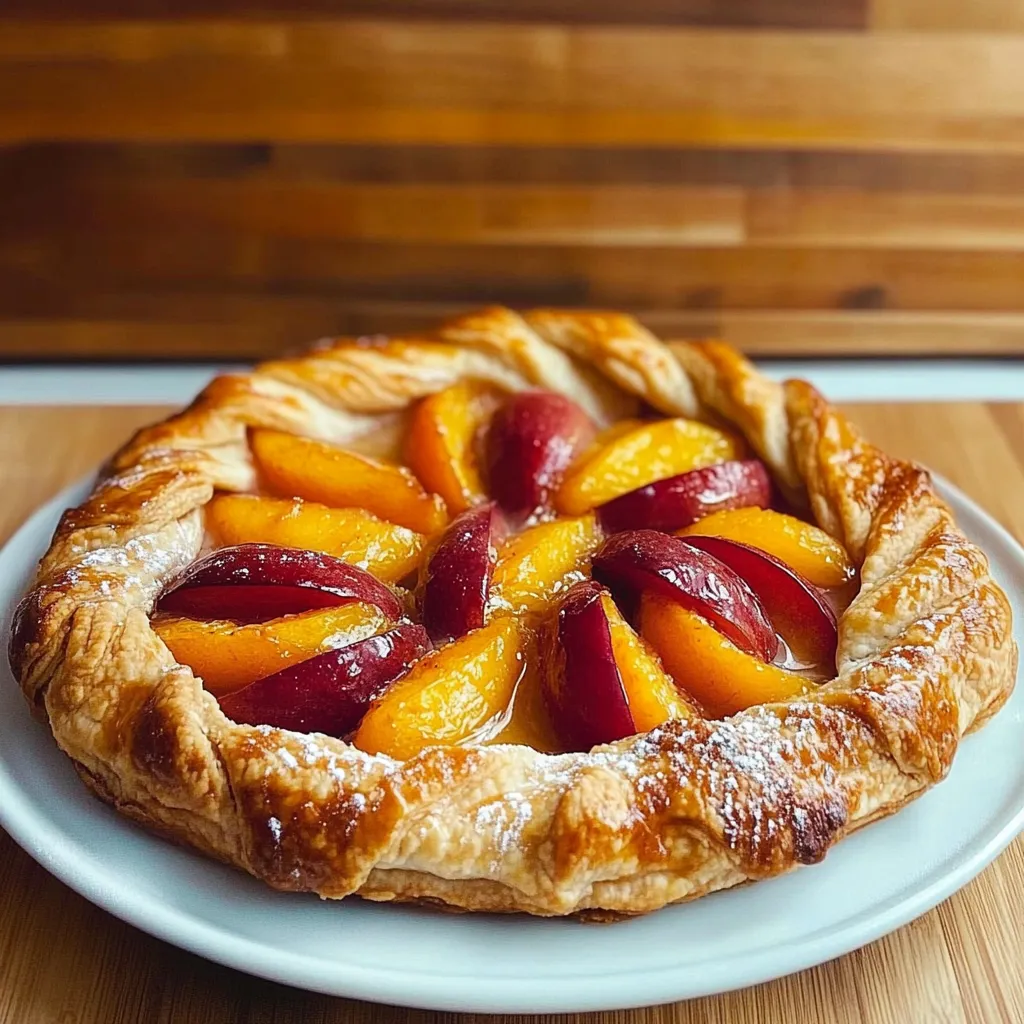Rustic Nectarine Galette