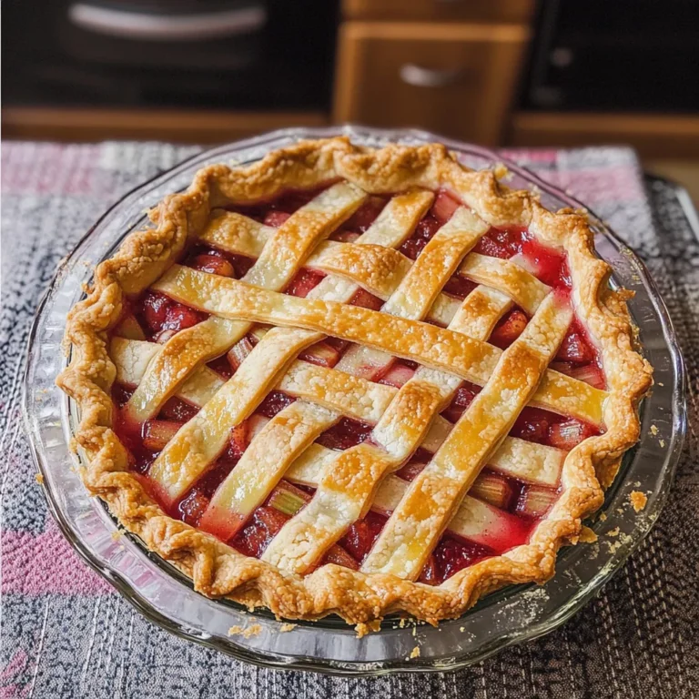 Strawberry Rhubarb Pie